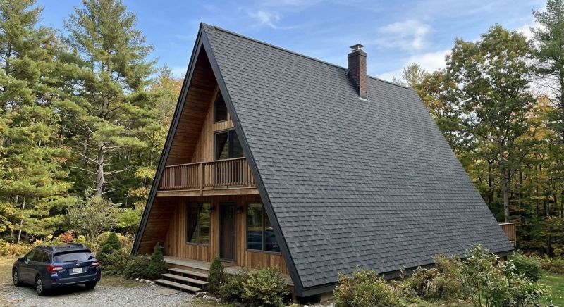 A Frame Roof Installation in Dunkirk, MD