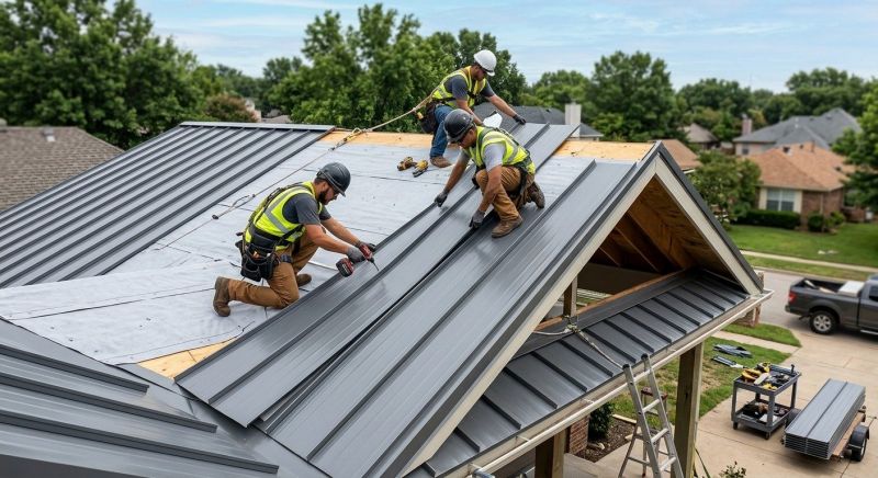 Aluminum Roof Installation in Chesapeake Beach, MD