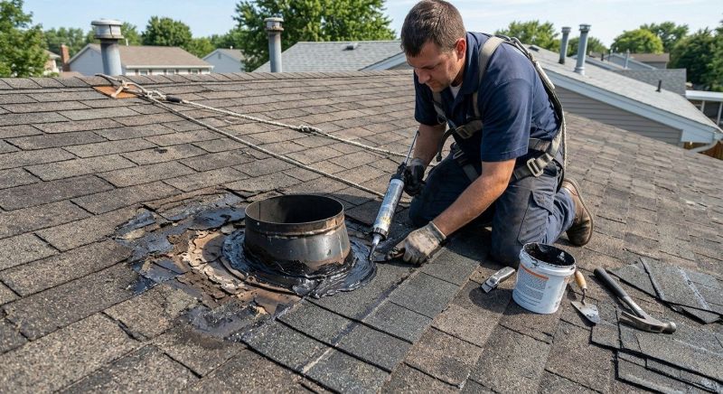 Asphalt Roof Leak Repair in Lothian, MD