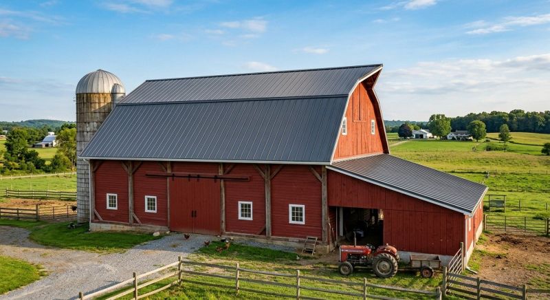 Barn Roof Replacement in Clinton, MD