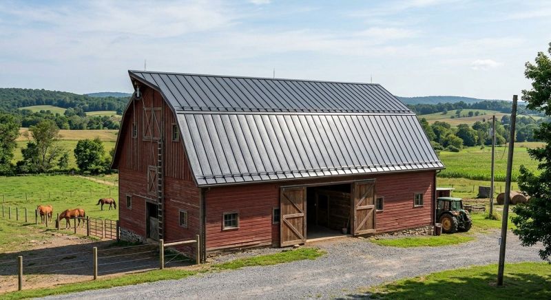 Barn Roof Replacement in Owings, MD