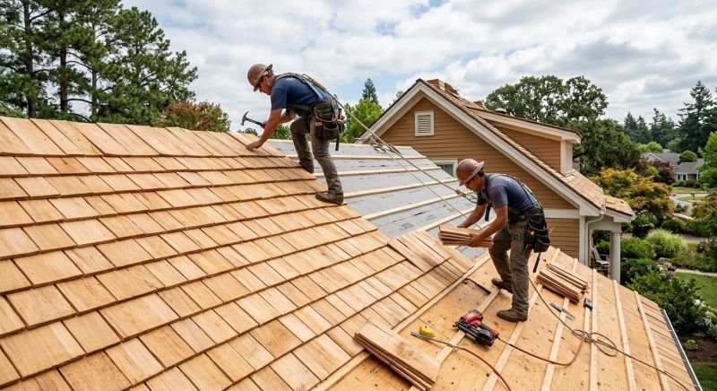 Cedar Roof Installation in Bowie, MD