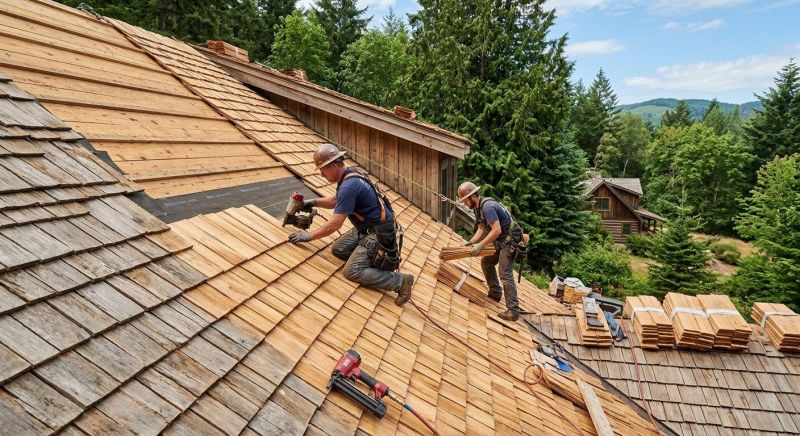Cedar Roof Installation in Lothian, MD