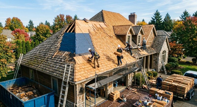 Cedar Roof Replacement in Accokeek, MD