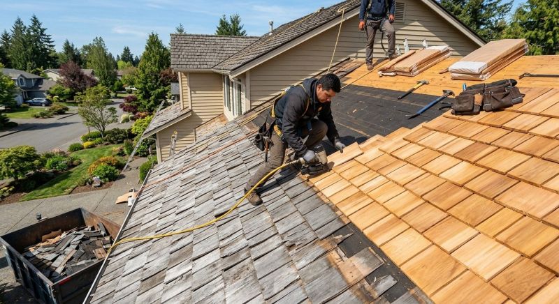 Cedar Roof Replacement in Clinton, MD