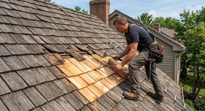 Cedar Shake Roof Repair in Brandywine, MD