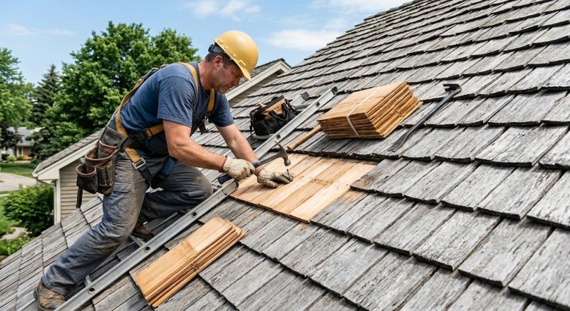 Cedar Shake Roof Repair in Crownsville, MD