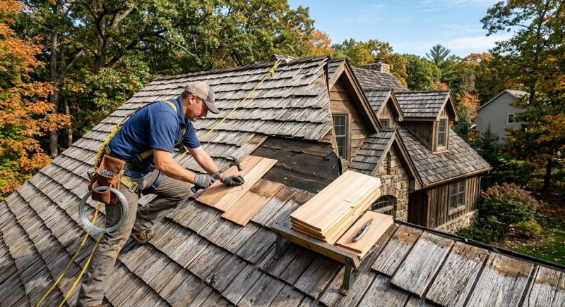 Cedar Shingles Repair in Edgewater, MD