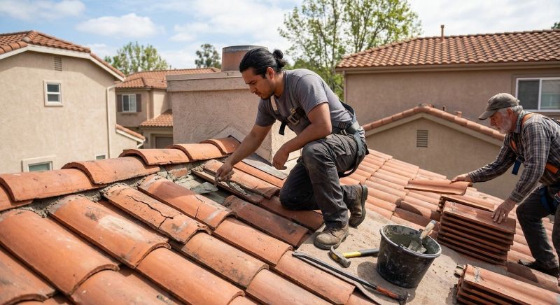 Clay Roof Leak Repair in Dunkirk, MD