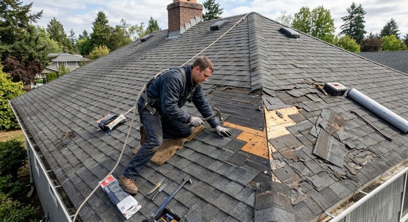 Damaged Roof Repair in Edgewater, MD