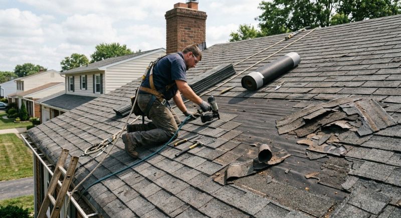 Damaged Roof Repair in Prince Frederick, MD