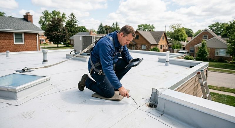 Epdm Roof Inspection in Dunkirk, MD