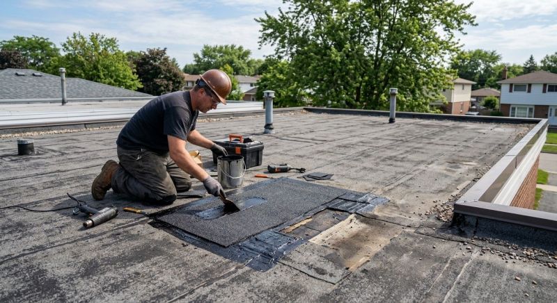 Flat Roof Repair in Temple Hills, MD