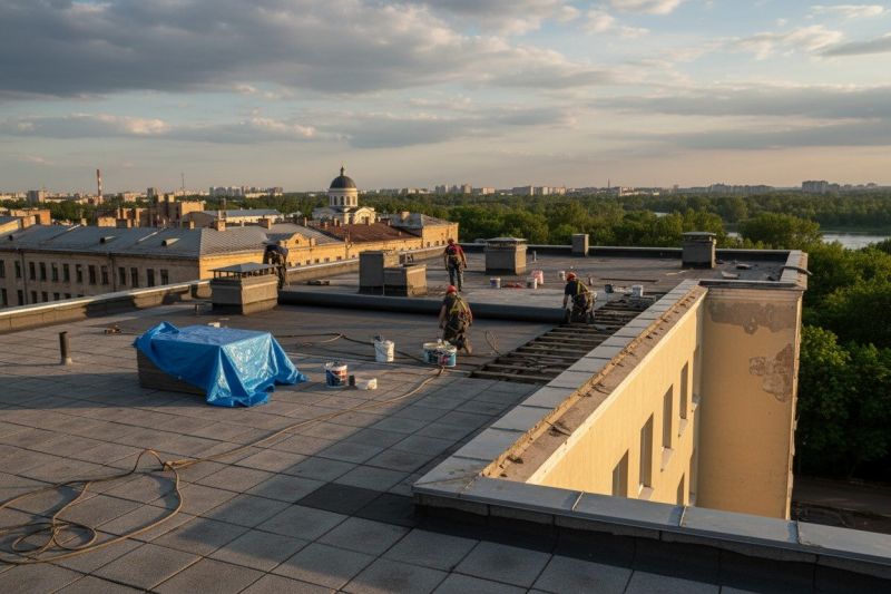 Flat Roof Replacement in Annapolis, MD