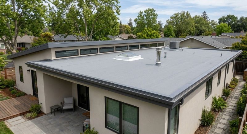 Flat Roof Replacement in Chesapeake Beach, MD
