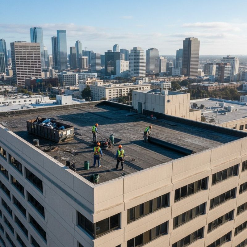Flat Roof Replacement in Edgewater, MD