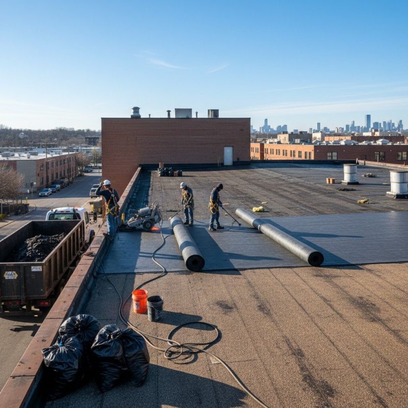 Flat Roof Replacement in Oxon Hill, MD