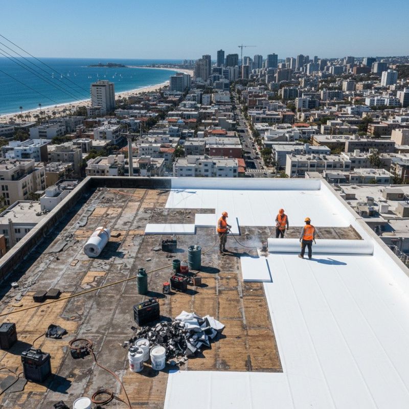 Flat Roof Replacement in Prince Frederick, MD