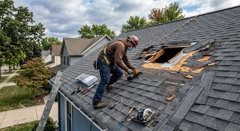 Hail Damage Roof Repair in Dunkirk, MD
