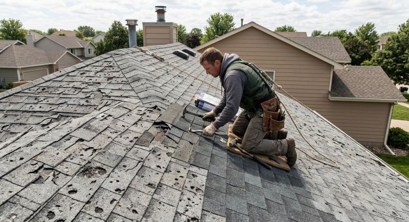 Hail Damage Roof Repair in Lothian, MD