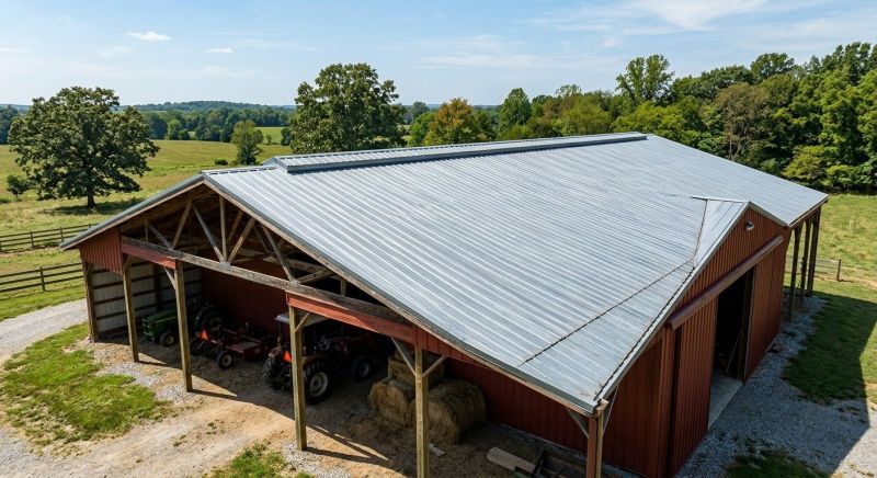 Pole Barn Roof Repair in La Plata, MD
