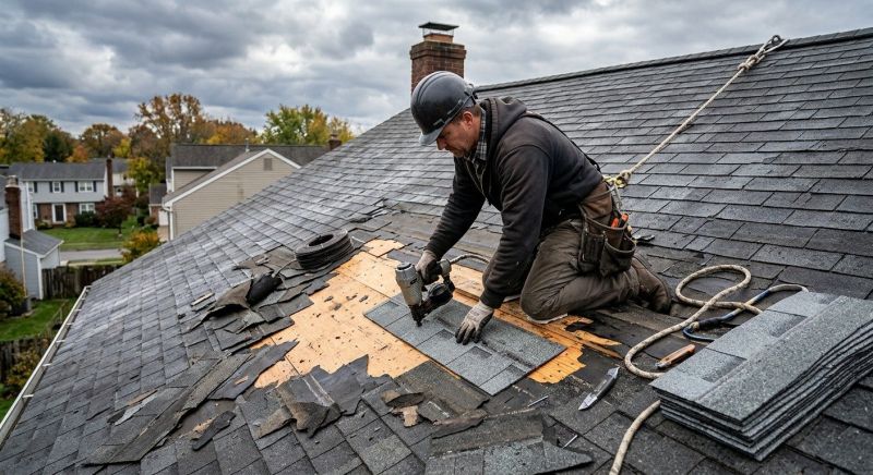 Roof Damage Restoration in Saint Leonard, MD
