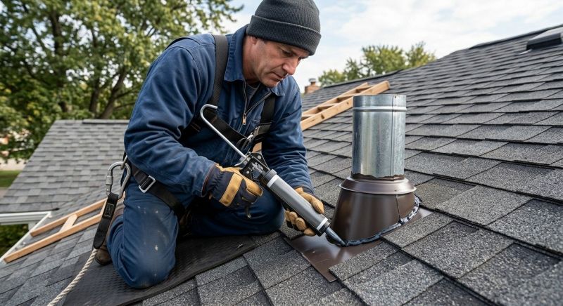 Roof Vent Flashing Repair in Dunkirk, MD
