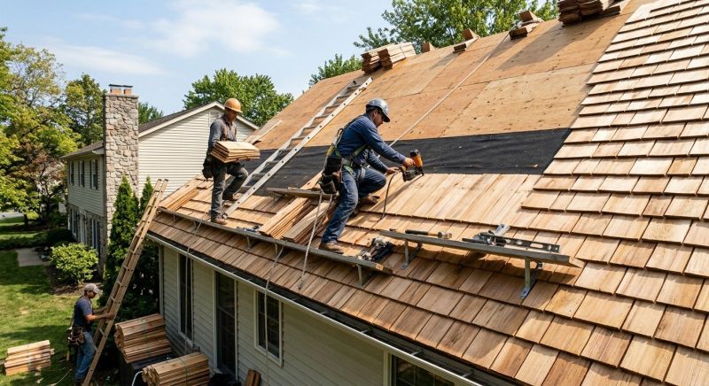Shake Roof Replacement in La Plata, MD