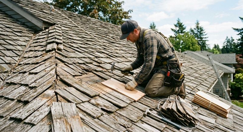 Shake Shingle Repair in Deale, MD