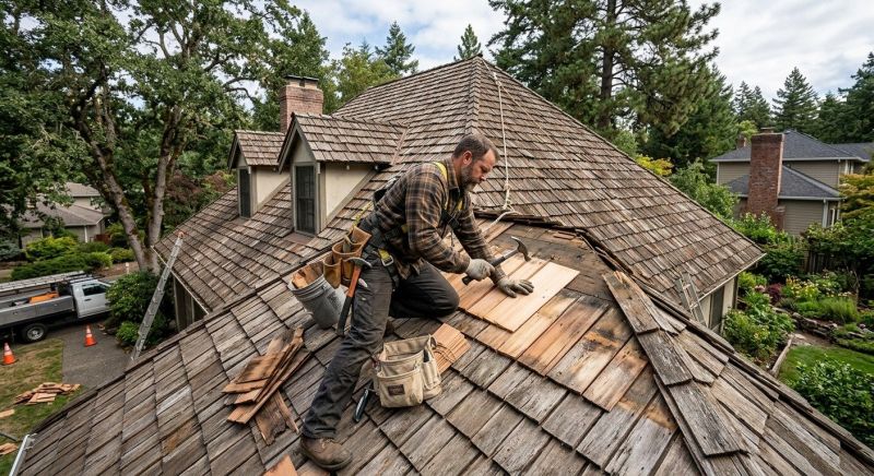 Shake Shingle Repair in Deale, MD