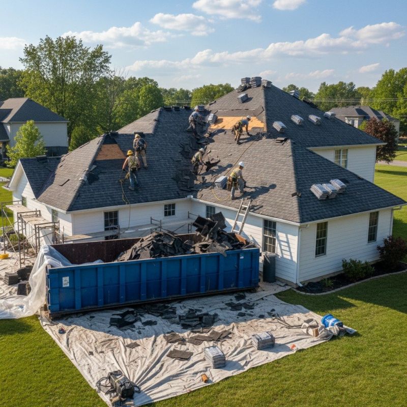 Shingle Roof Replacement in Saint Leonard, MD