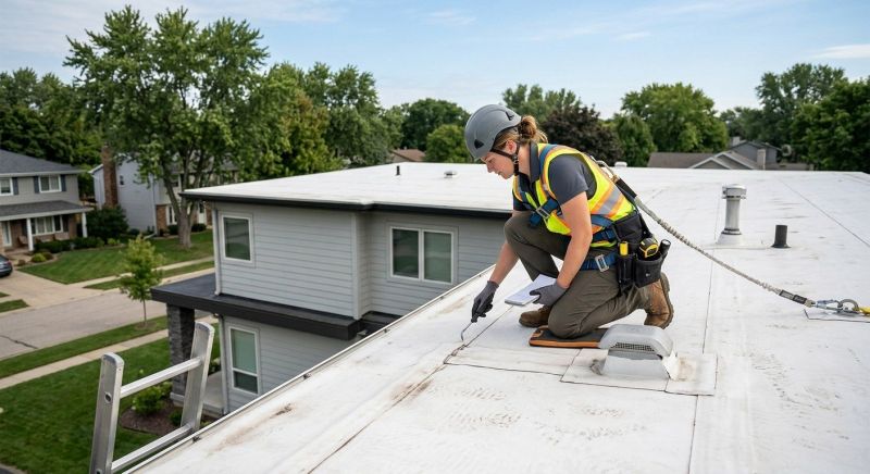 Single Ply Roof Inspection in Dunkirk, MD