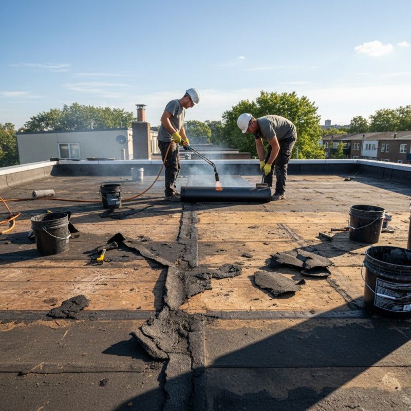 Single Ply Roof Repair in Saint Leonard, MD