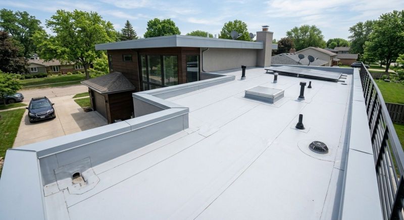 Single Ply Roof Replacement in Chesapeake Beach, MD