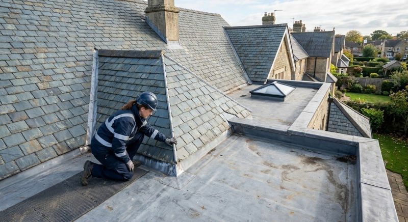 Slate Roof Inspection in Dunkirk, MD