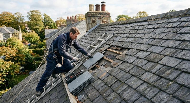 Slate Roof Repair in Oxon Hill, MD