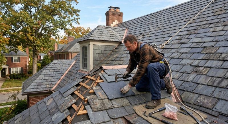 Slate Roof Repair in Temple Hills, MD