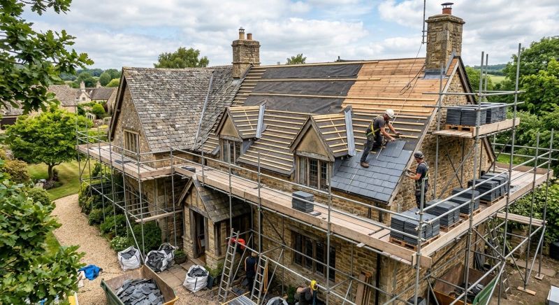Slate Roof Replacement in Shady Side, MD