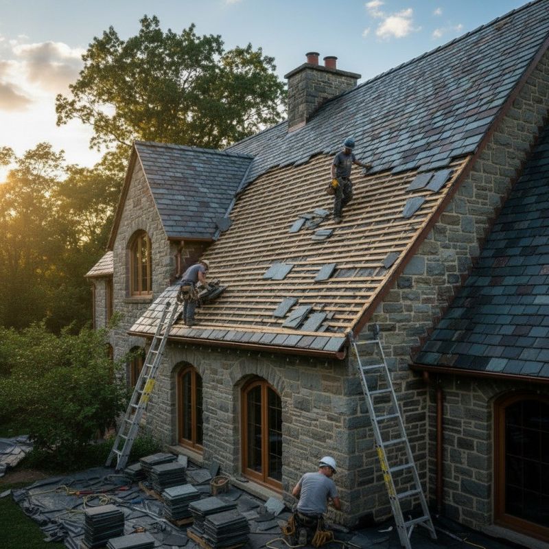 Slate Roof Replacement in Suitland, MD