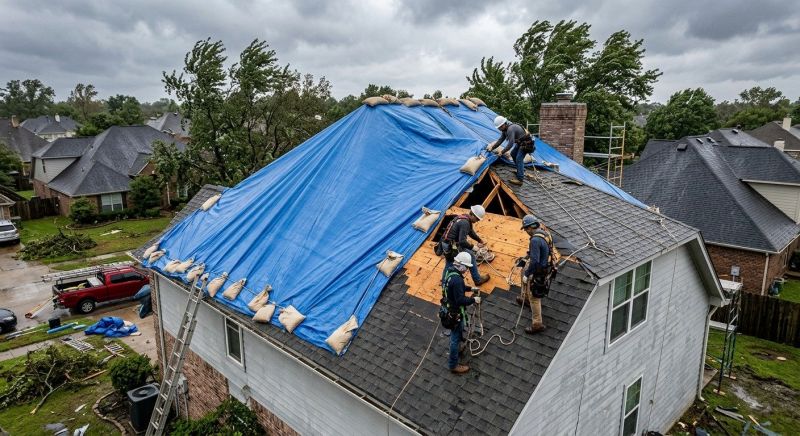 Storm Damage Roof Repair in Deale, MD