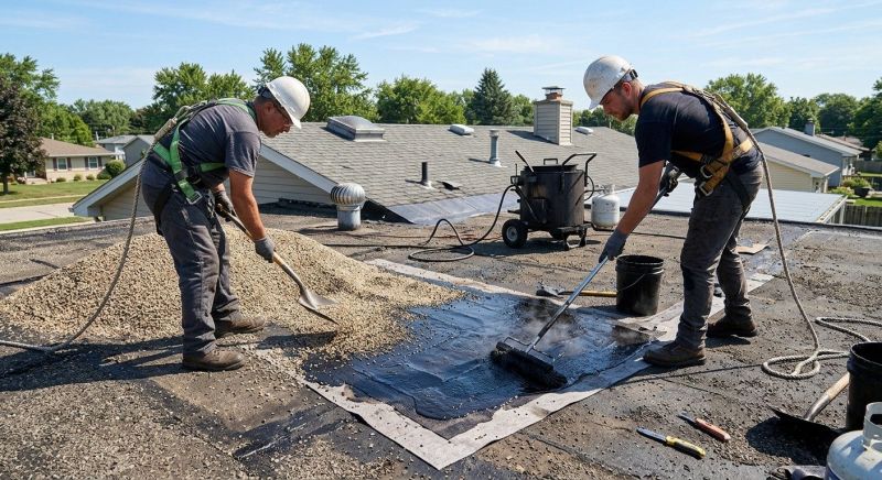 Tar And Gravel Roof Repair in La Plata, MD