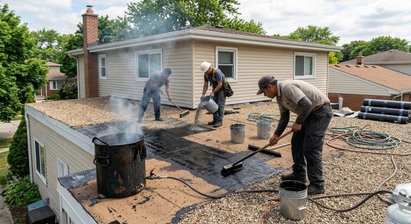 Tar And Gravel Roof Repair in Queen Annes County, MD