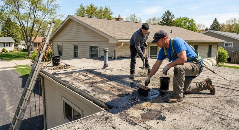 Tar And Gravel Roof Repair in Saint Leonard, MD