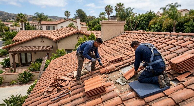 Tile Roof Repair in Owings, MD