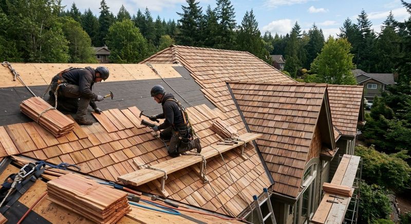 Wood Roofing Installation in Bowie, MD