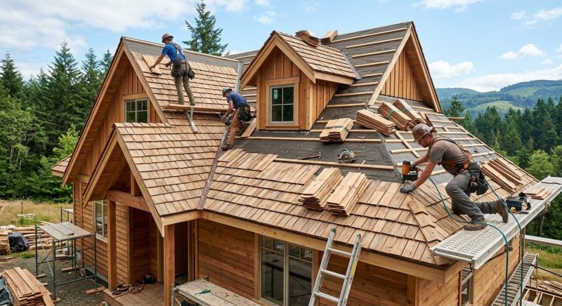 Wood Roofing Installation in Cheltenham, MD