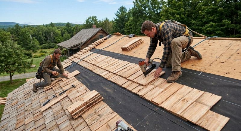 Wood Roofing Installation in Clinton, MD