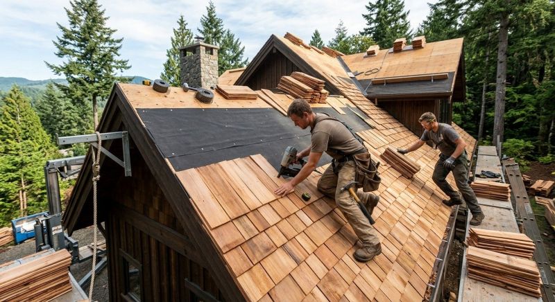Wood Roofing Installation in Queen Annes County, MD