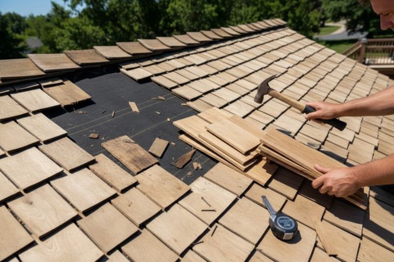 Wood Shake Roof Repair in Stevensville, MD