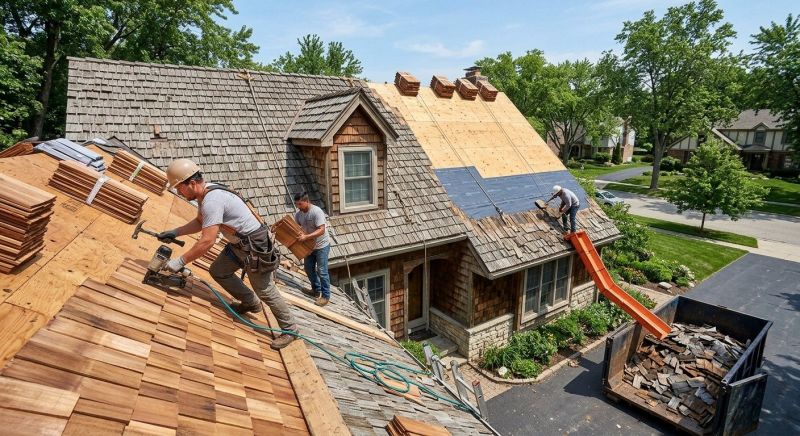 Wood Shake Roof Replacement in Dunkirk, MD